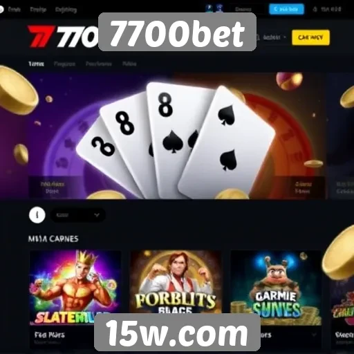 Jogos populares disponíveis no site 7700bet